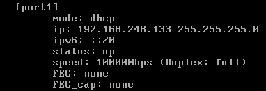 Listado de interfaces con IP
